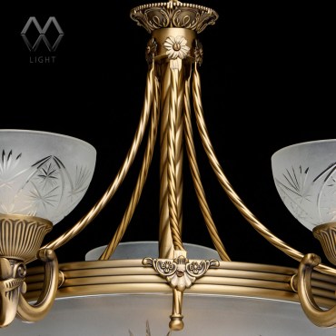 Люстра подвесная MW-Light 317011708 Афродита 5x60W Е27+3x40W Е14